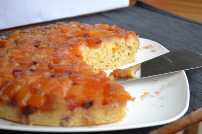 Mission Chocolate Recipes | Easy peach upside down cake