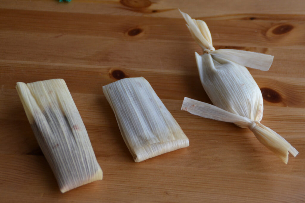 wrapped chocolate tamales